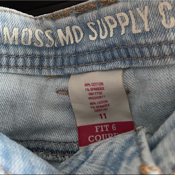 Mossimo Supply Polka Dot Distressed Skinny Jeans - Picture 4 of 11